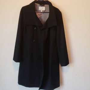 Black pea coat